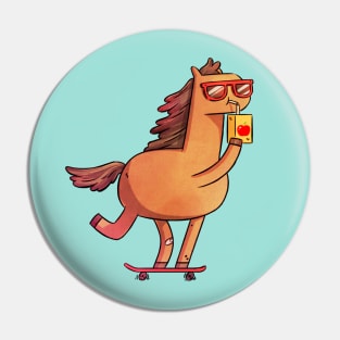 Cool Horse Pin