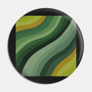 Green waves pattern Pin