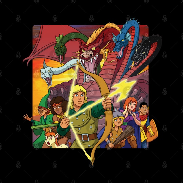 Dungeons and Dragons Cartoon by That Junkman's Shirts and more!