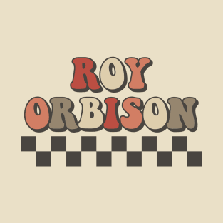 Roy Orbison Checkered Retro Groovy Style T-Shirt