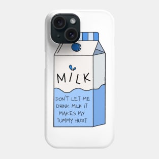 Lactose Intolerant Milk Phone Case