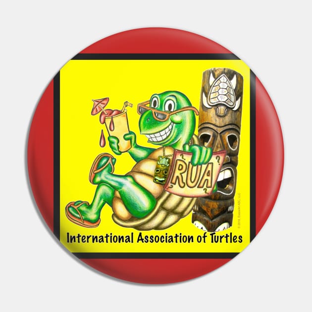 International Association of Turtles Pin by EssexArt_ABC