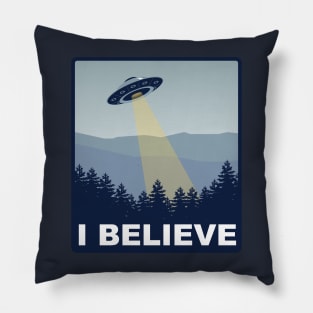 I Believe in UFO's Pillow