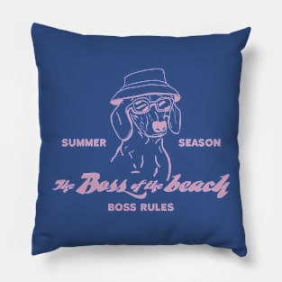 The Boss of the Beach Pillow