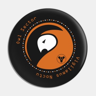 Owl Sector Pin