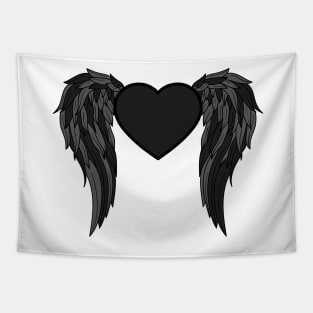 Heart with Wings Tapestry