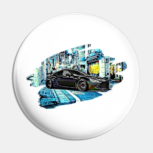 GT86 Tuned Tokyo Night Print Pin