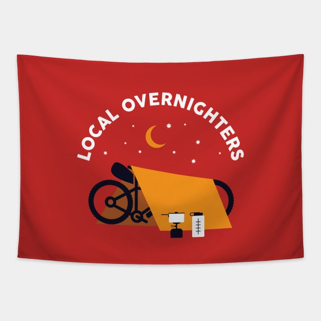 Local Overnighters Tapestry by reigedesign