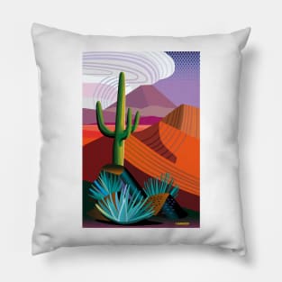 Thunder Cloud Building in the Desert Pillow