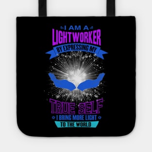 I am Lightworker -White Tote