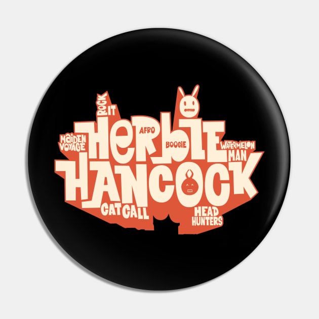 Herbie Hancock - Master of Funk and Jazz Pin by Boogosh