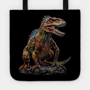 Colorful Carnivore Dino Tote