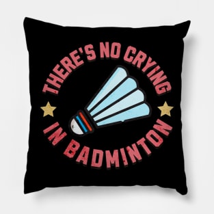 Funny Badminton Pillow