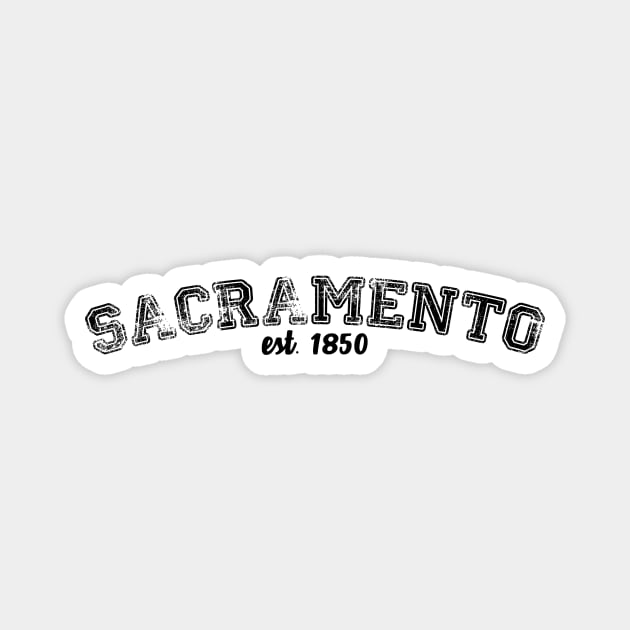 Sacramento Magnet by MonarchGraphics