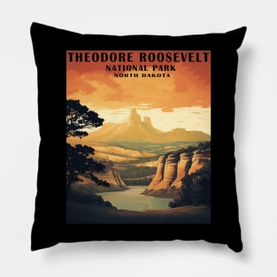 Theodore Roosevelt National Park Pillow