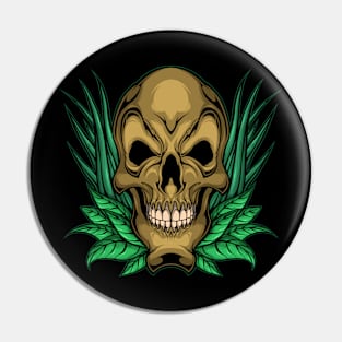 chill skull Pin