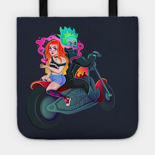 Witch and Ghost Rider Tote