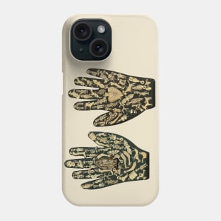 Milagritos mexican ornamental hands exvoto traditional Phone Case