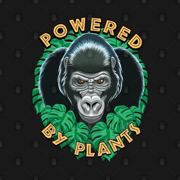 Vegan gorilla powered by plants by TMBTM