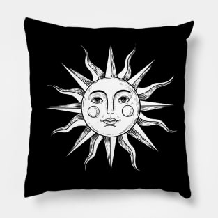 Sun Face Pillow