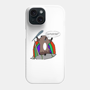 groundhog loves missiles Phone Case