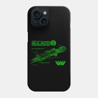 Sulaco Schematics GR Phone Case