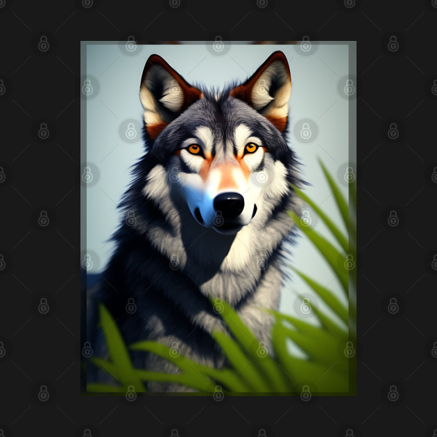 3d fantasy wolf portrait by TrendsCollection