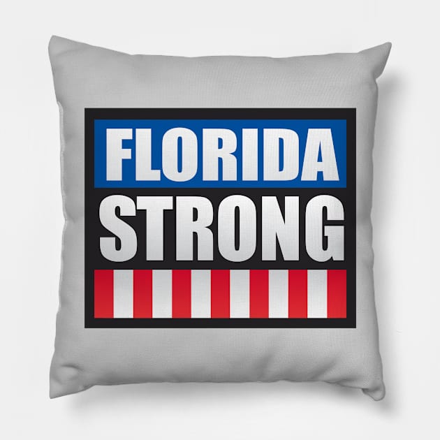 Florida Strong Pillow by Dale Preston Design