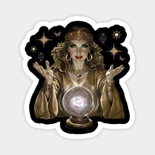 Clair Voyant Crystal Ball Reader Magnet
