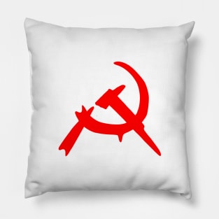 hammer and sickle Pillow