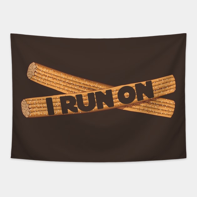 I Run on Churros Tapestry by Heyday Threads