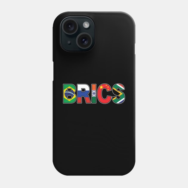 BRICS Phone Case by Wickedcartoons