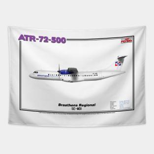 Avions de Transport Régional 72-500 - Braathens Regional (Art Print) Tapestry