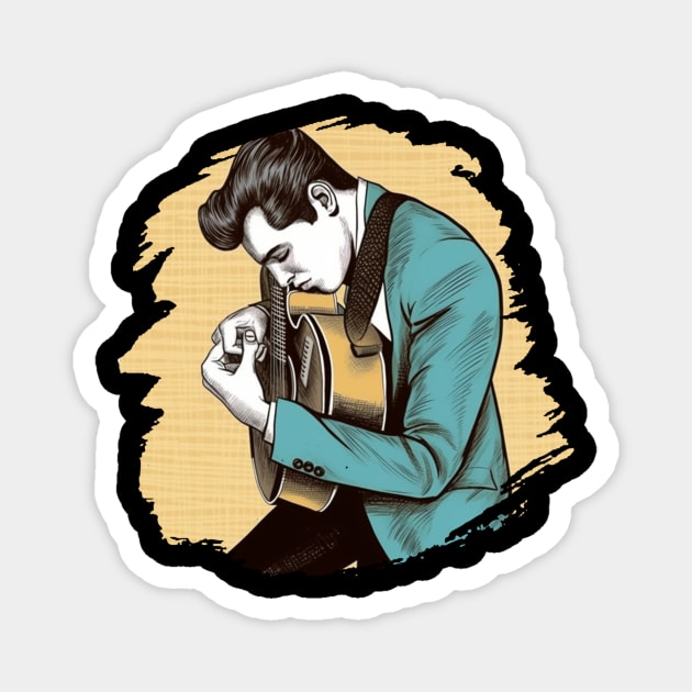 Elvis Presley Magnet by Pixy Official