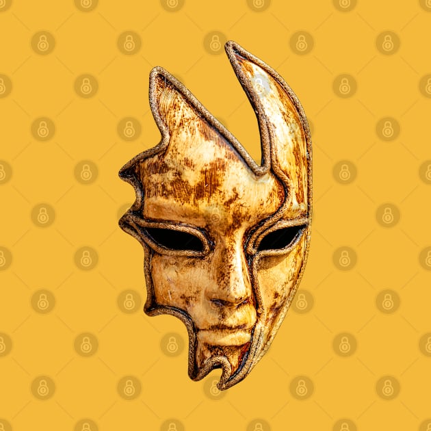 Carnival Mask in gold by dalyndigaital2@gmail.com