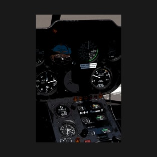 cockpit helicopter T-Shirt