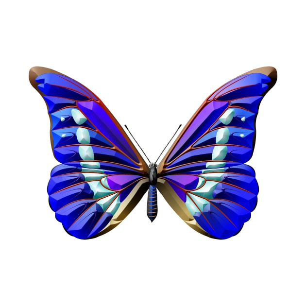 Morpho butterfly by Elonium