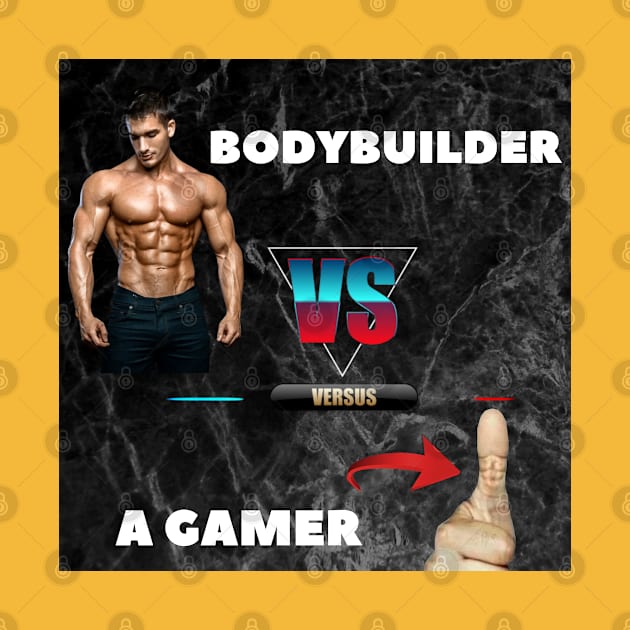 Bodybuilder versus Gamer by DadPingStreamZ