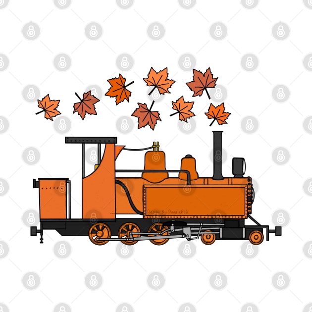 Fall Steam Train Autumn Thanksgiving by doodlerob