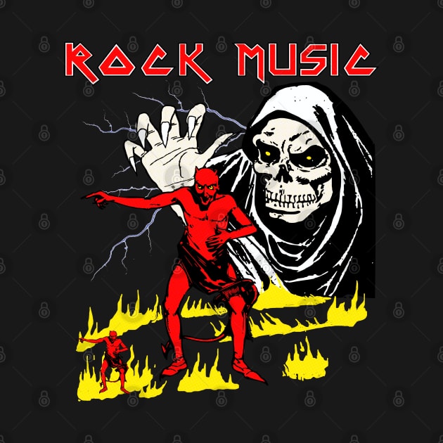 Rock Music Generic Music Band Heavy Metal 80s Very Cool by blueversion