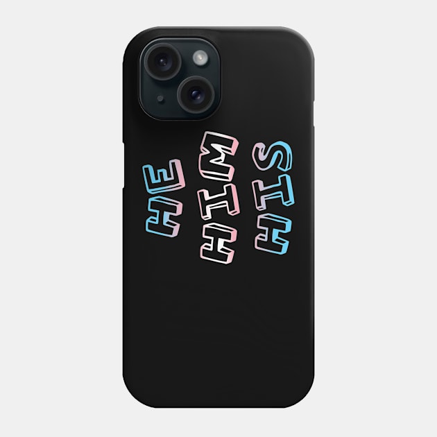 He His Him Transgender Pride LGBTQ Phone Case by Dr_Squirrel