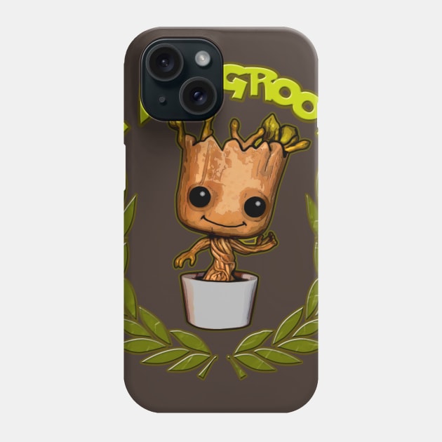 I am groot Phone Case by sevencrow