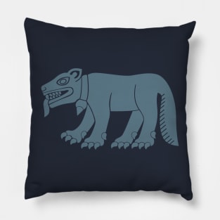 Toltec Wolf Pillow