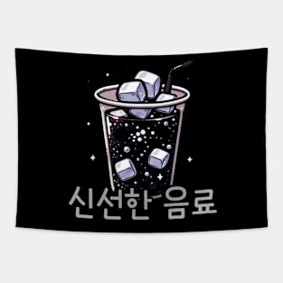 Black Soda - Cute aesthetic Korean Style drink Tapestry