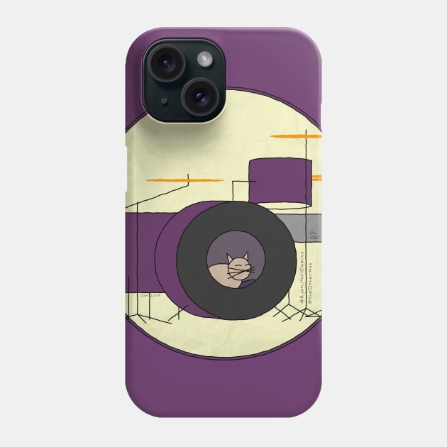 Kitty in a Bass Drum Phone Case by RyanJGillComics