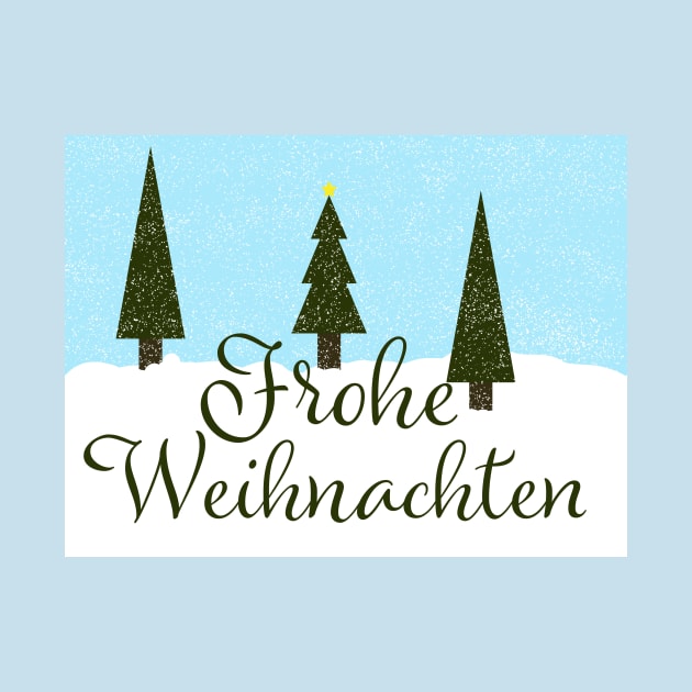 Frohe Weihnachten- Merry Christmas in German by PandLCreations