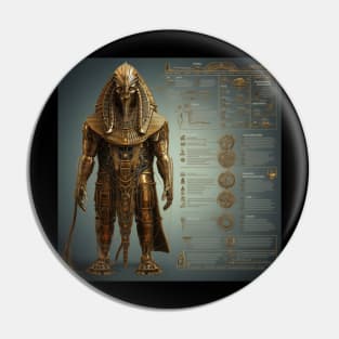 Ancient Alien Demigod Pin