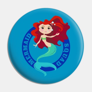 Mermaid Squad Pin