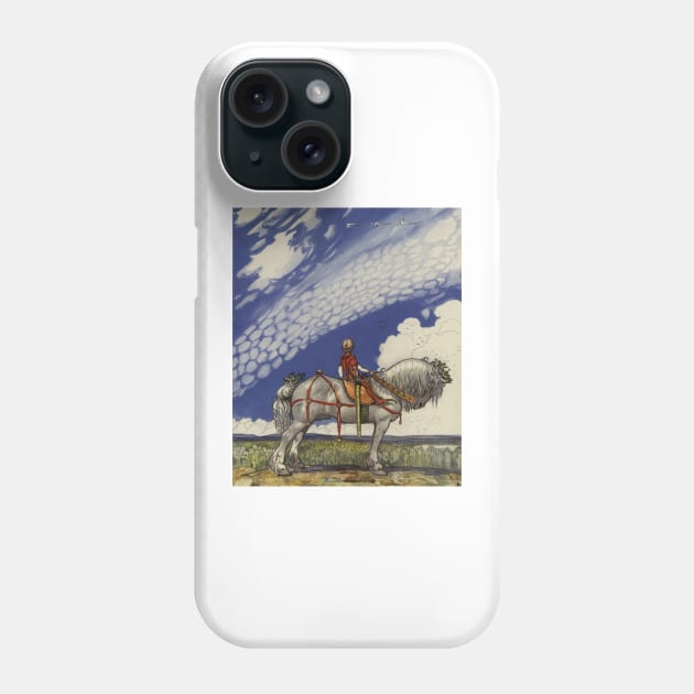 Out into the wide world, Ut i vida varldens - Illustration by John Bauer 1907 Phone Case by immortalpeaches