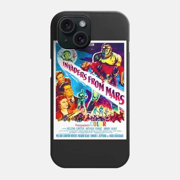 Invaders from Mars Phone Case by headrubble